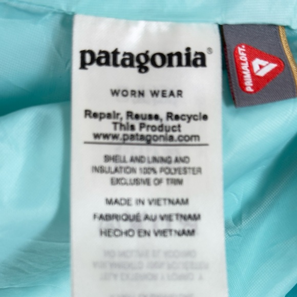 Patagonia Women's Aqua Nano Puffer Jacket Size S - Picture 8 of 13